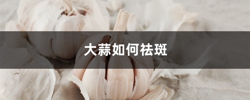 大蒜如何祛斑