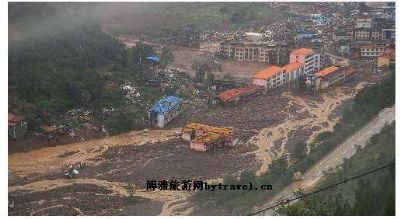 北川老县城地震遗址