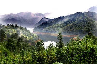 湖南绥宁花园阁国家湿地公园