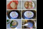 清蒸豆腐蘑菇肉丸子