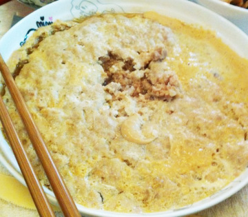 肉饼子炖蛋做法